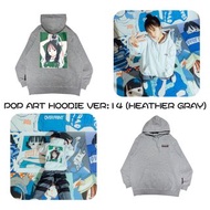 OVERPRINT POP ART HOODIE VER:14 (HEATHER GRAY)