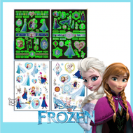 迪士尼魔雪奇緣 - 【女孩最愛】冰雪寄緣夜光紋身貼紙 （4張）｜Kids Party兒童生日派對 飾物｜平行進口