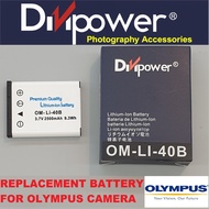 OLYMPUS LI-40 REPLACEMENT BATTERY BY DIVIPOWER