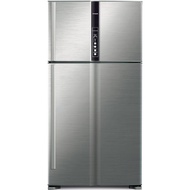 HITACHI ตู้เย็น 2 ประตู Super Big &amp; Wide Series รุ่น R-V600PWX 21.2 คิว 600 ลิตร