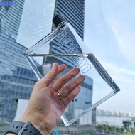 SANRUI Water Bottle Reusable Transparent A5/A6 Artistic Food Grade Flat Drink Bottle