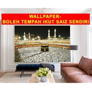 [JANGAN TERUS BELI. CHAT DULU] Tempahan Wallpaper Kaabah Air terjun dan apa-apa gambar walllmural