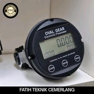FLOW METER SOLAR 1 INCH OGM OVAL GEAR FLOWMETER 1INCH FLOWMETER BBM 1" - OGM-25E DIGITAL - Skala Bob