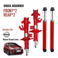 4pcs Heavy duty Gas absorber for Nissan Grand Livina /Nissan Latio C11 X11C/Sylphy G11 Shock Absorbe