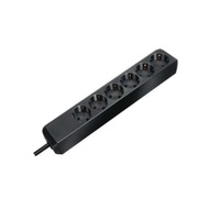 Brennenstuhl Eco-line 6-SocketStop Kontak - Black