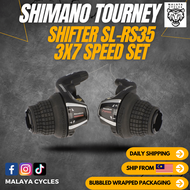 SHIMANO TOURNEY SHIFTER SL-RS35 3x7 SPEED SET