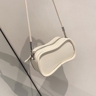 HL1 Niche Design Texture Handbag Women 2022 New Style Candy Color Simple Small Square Bag One Should