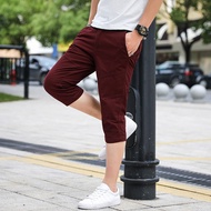 Quần Jeans Nam Mỏng Mùa Hè 7 Phút Quần Jeans Nam Ôm Vừa Vặn Quần Capri Quần Short Mùa Hè Quần Jeans 
