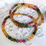 清透糖果色巴西碧璽||碧璽/水晶/手串/手鍊
