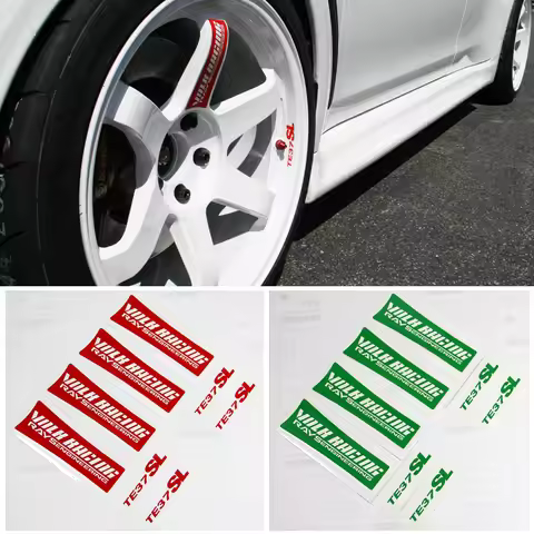 Car Styling Sticker Motocross Racing Automobile Wheel Tyre Tire Decorate Decals for Raysengineering 