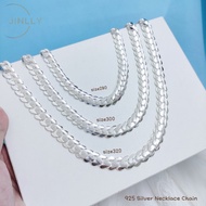 👉925 silver bangle chain for men/925纯银单卜项链/Rantai Leher perak 92.5% /Rantai lelaki/Necklace