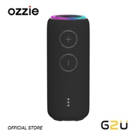 OZZIE ลำโพงพกพากันน้ำรุ่น H300 ขนาดกะทัดรัด มาพร้อมไฟ LED เปลี่ยนตามจังหวะ
