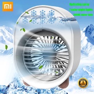 【1 Year Warranty】RegeMoudal &amp; Xiaomi Portable Air Cooler Nano Spray Replenish Water LED Night Light Fast Cooling 3 Wind Speed Silent Adjustment Mini Aircond Fan For Office Living Room - COD(ETA:2023-05-20）