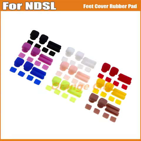 30Sets 9 Colors Screw Feet Cover for DS Lite for NDSL Game Console Screw Feet Cover Rubber Pad for n