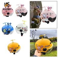 [KOZEEY] Cute Kids Motorcycle Helmet Cartoon Half Helmet for Moped Go Kart Girls