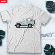 Toyota Land Cruiser FJ40 FJ-40 FJ 40 HardTop Blue OFFROAD TSHIRT BAJU DISTRO