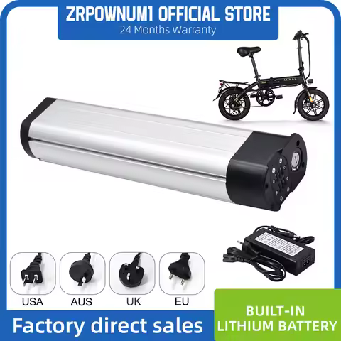 Replacment HIMO C20 C26 C30 Z16 Z20 ZB20 Ebike electric Bicycle Battery 36V 10Ah 48V 360Wh 480Wh Fol