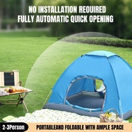 Automatic Tent For Camping 2-6 Person Waterproof Double Layer Camping Tent Outdoor Dome Family Tent