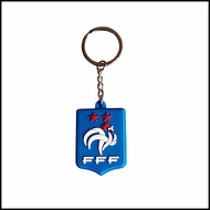 GANTUNGAN FRANCE FOOTBALL CLUB LOGO RUBBER KEYCHAIN FRANCE FOOTBALL CLUB LOGO KEYCHAIN
