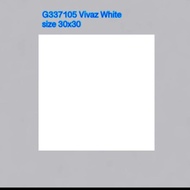 Keramik Lantai Roman G337105 Vivaz White 30x30