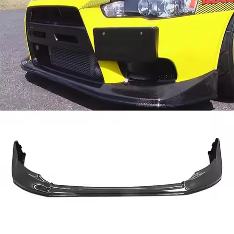 Front lip for Mitsubishi Lancer EVO10 Lancer Evolution 2008-2016 modified Front bumper shovel Body k