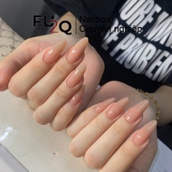 Nailbox Fu2Q - Nude Hip Pointed Design Fake Nails