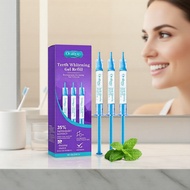 Professional Teeth Whitening Gel - 3 Syringes (3ml) - Targets Coffee & Wine Discoloration - For Use 