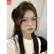 Myopia Glasses Big Frame Glasses Big Face Glasses Plain Face Glasses Glasses Frame Glasses Female Ov