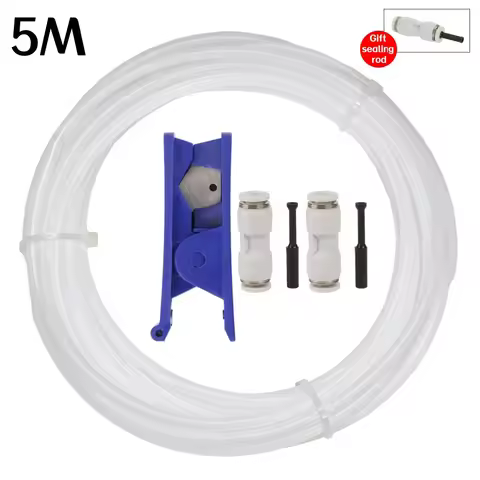 Official PTFE Tube 2.5mm ID 4mm OD,for Bambu lab X1/ X1C/ P1P/ P1S/ A1/ A1 Mini, Creality K1 Max/End