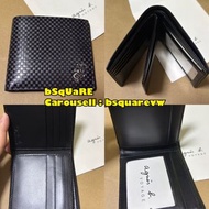 (最後1個) 清貨價 全新 Agnes b VOYAGE 格紋 格仔 蜥蝪 LOGO 真皮 短款 銀包 錢包 (保証專櫃正貨) 男裝 ***不帶包裝盒***