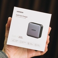 Củ Sạc Siêu Nhanh 100W Ugreen CD254 - 2 x Type C - Chip GaN Fast - PPS 2.0 - PD 3.0 - QC 4.0+ Chân G