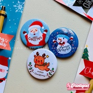 Christmas Button Pins Personalized Giveaway Christmas Giveaway
