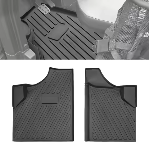 For Can-Am Defender HD5 HD8 HD10 Max HD10 HD8 2016-2025 UTV Front Floor Mats TPE First Row Floor Pad