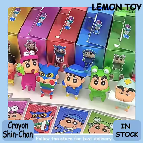 Genuine Kucikuji Crayon Shin-Chan Hippers Blind Box Animation Figurine Pendant Mobile Phone Car Deco