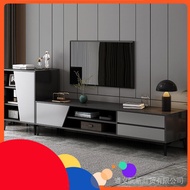 【In stock】{Free shipping}Light luxury TV cabinet modern simple side cabinet combined wall cabinet ins tea table combination Nordic TV console cabinet small family living room YNBD