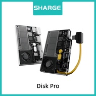 SHARGE Disk Pro NVMe SSD Enclosure With Active Cooling System Built-in NVMe PSSD 10Gbps USB C 3.2 Ge