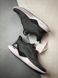 💎官方認證💎Adidas AlphaBounce 超卓緩震透氣低幫跑鞋（Q4 Grey）