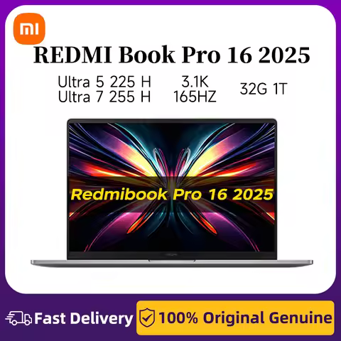 Xiaomi Laptop Redmibook Pro 16 2025 Brand New Ultra 5 225 H/Ultra7-255H/32GB/1TB/2TB 3.1K screen 165
