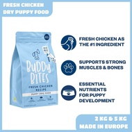 [New & Improved] Buddy Bites - Fresh Chicken Puppy Dry Dog Food - Essential Development Nutrients (E