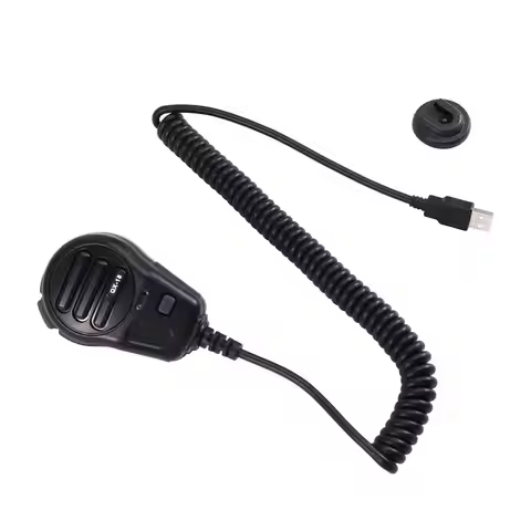 B50B-QX-18 USB Device, Keyboard With Mic Holder, USB Handheld Speaker Mic For Euro Truck Simulator 2