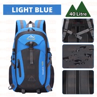 40L Backpack Travel Backpack Waterproof Backpack Beg Hiking Bag Pack Travel Bagpack Beg Camping Bag 