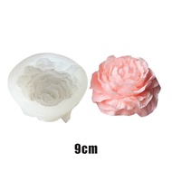 Cetakan Bunga Mawar Besar Silicone Mold DIY Lilin Sabun Coklat Fondant Kue Puding Jelly