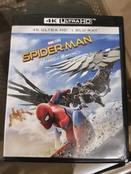 藍光 Bluray 4k ultra HD marvel spider man home coming ironmam 蜘蛛俠 中文字幕 2 disc