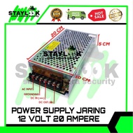 Power supply swivel 12V 20A transformer 12v20a