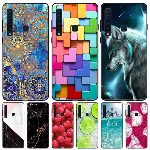 For Samsung A7 2018 Case Protective Soft Silicon Back Cover For Samsung Galaxy A9 2018 A7 A6 A8 Phon
