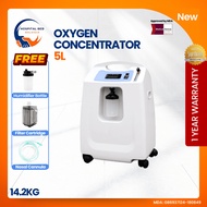[𝐌𝐃𝐀 𝐀𝐩𝐩𝐫𝐨𝐯𝐞𝐝] Oxygen Concentrator 5L & Bottle Humidifier & Nasal Oxygen Cannula