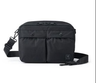 Porter Bag 雙層斜背包(M) 黑色