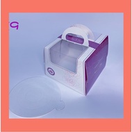 [5 Inch Cake Box] Portable Box Universal Window (1pc) 9