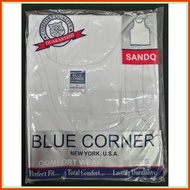 ۞    Blue Corner Sando WHITE For Mens