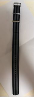 OMEGA 黑色灰色 NATO 錶帶 20mm